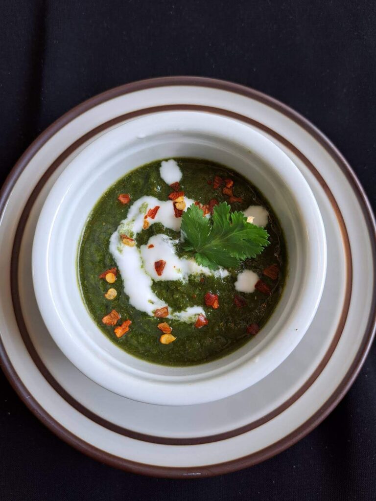 Cilantro and mint chutney