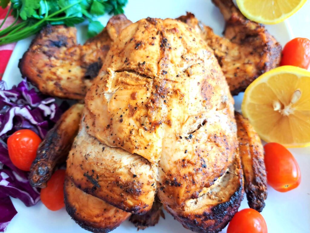 Serve air fryer chicken with your favorite sides.