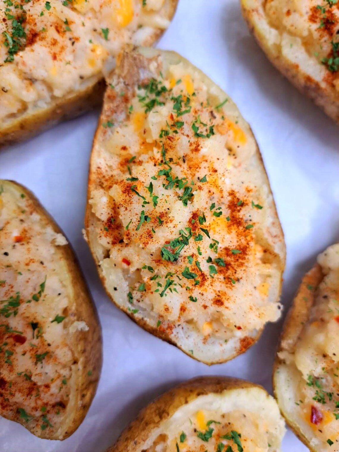 Spicy Twice Baked Potato Boats