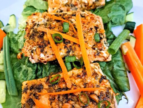 Spicy Walnut Salmon