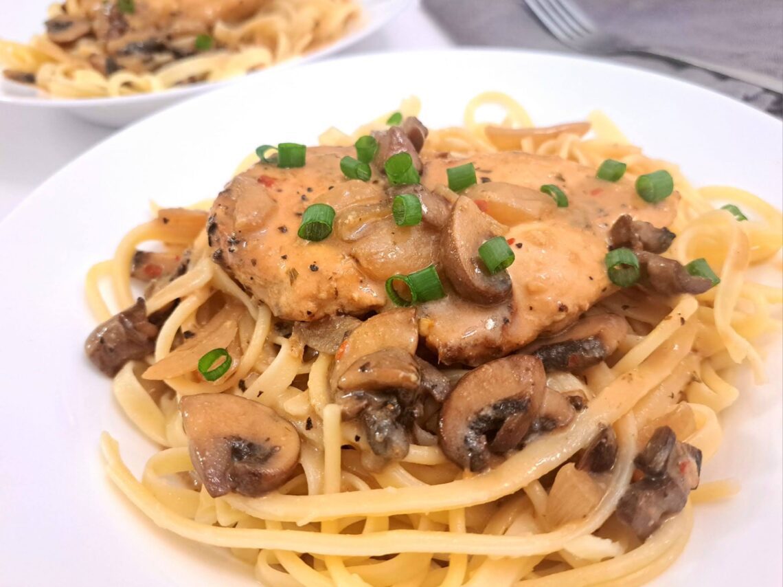 Chicken mushroom pasta