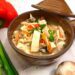 Chicken Tofu Egg Drop Soup